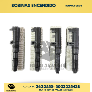 Juego de bobinas de encendido Renault Clio II (Clio 2) – sistema de encendido