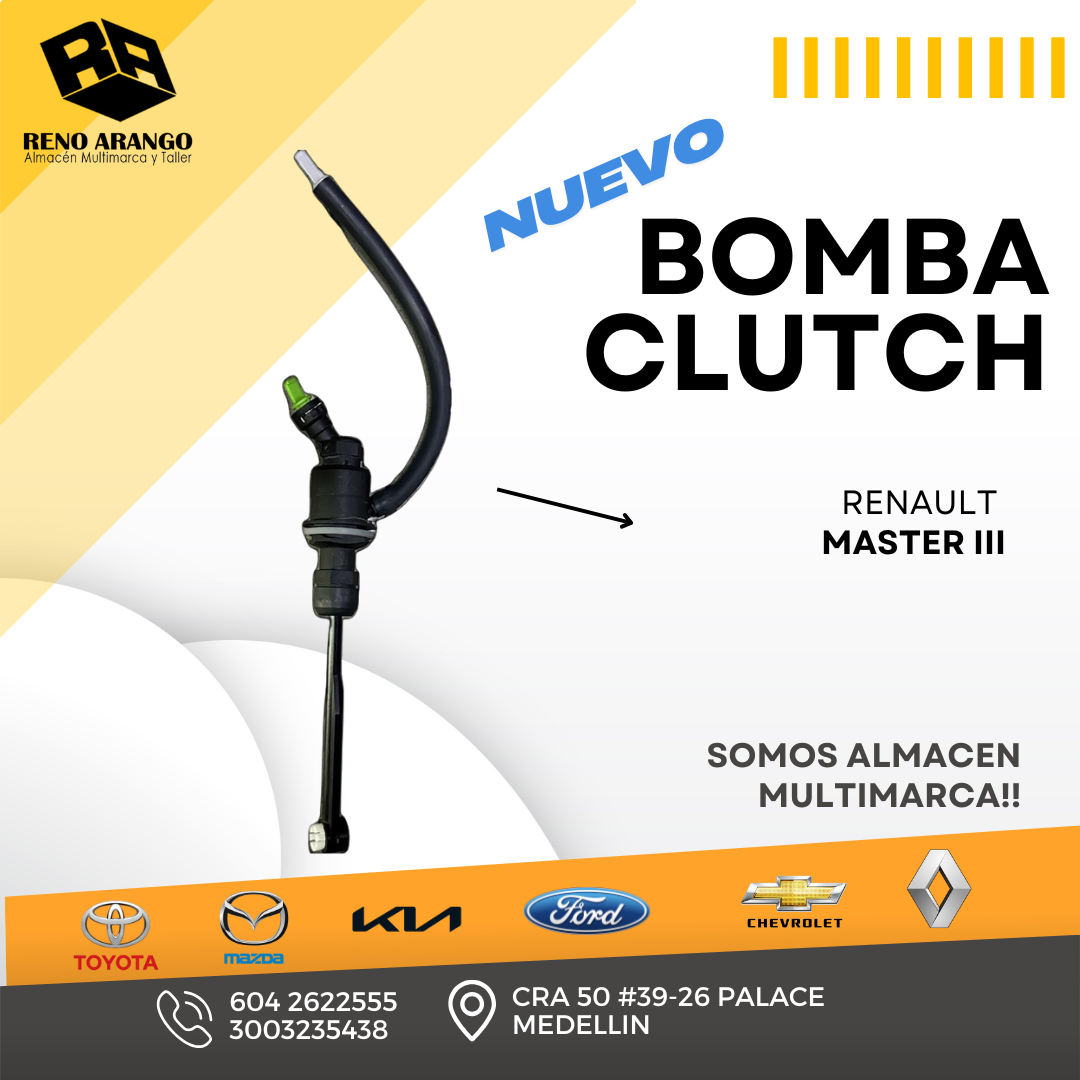 Bomba de clutch o bomba de embrage Renault Master