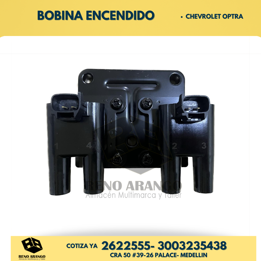 Bobina de encendido para Chevrolet Optra – sistema de encendido