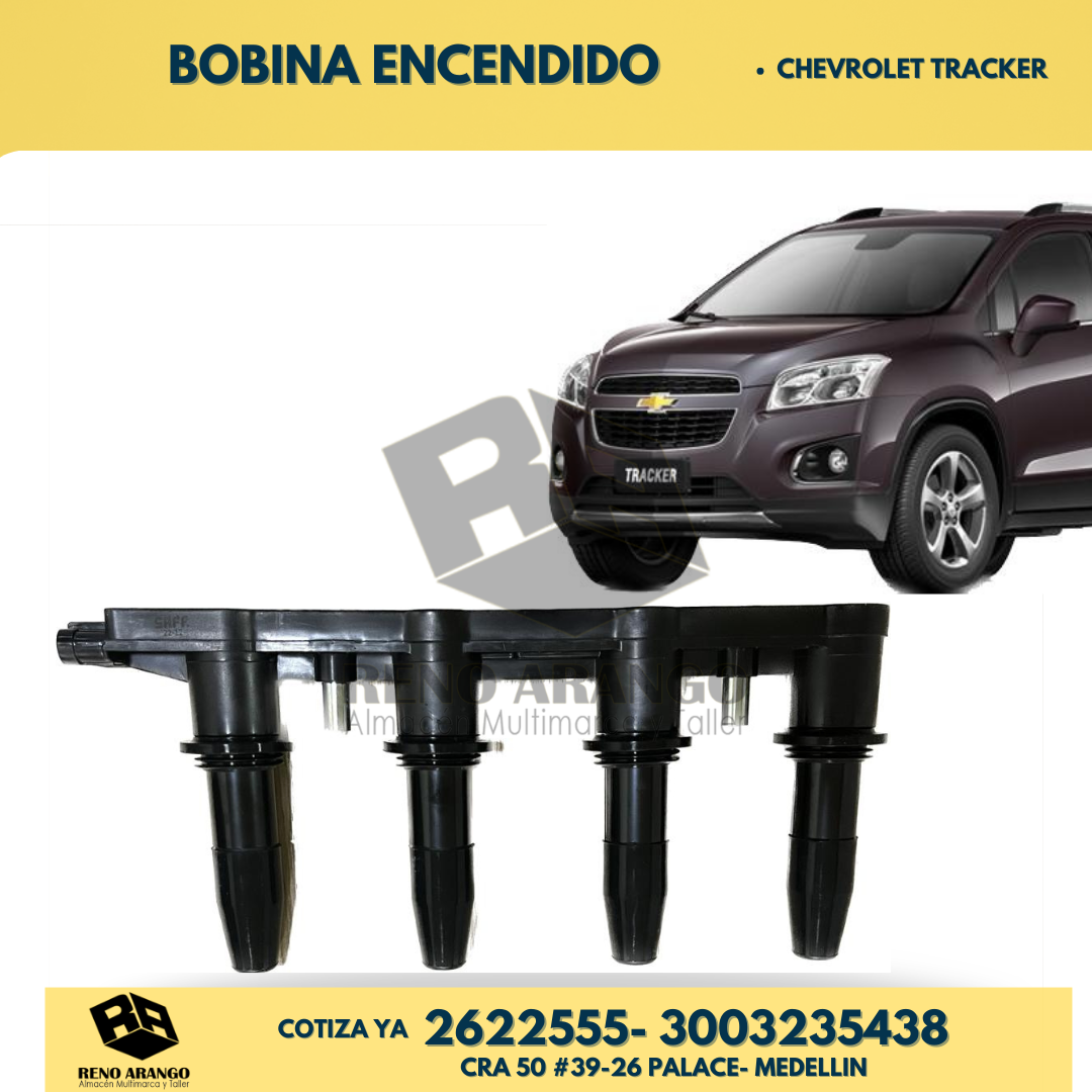 Bobina de encendido para Chevrolet Tracker – sistema de encendido