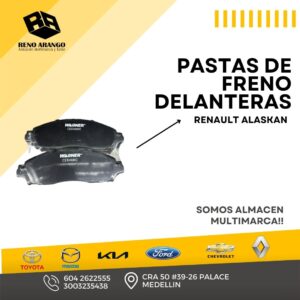 Pasta de freno delantera Renault Alaskan