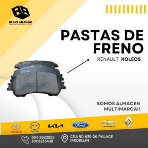 Pasta de freno delantera Koleos Renault