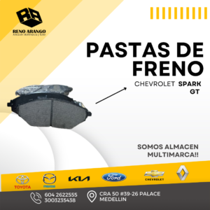 Pasta de freno delantera Spark GT