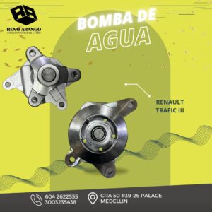 Bomba de Agua Renault Trafic | Reno Arango